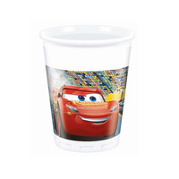 Kubeczki plastikowe, Cars 3, 200ml, 8 sztuk Godan