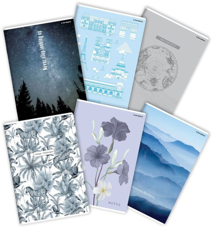 ZESZYT A4 80 kratka  MEGAMIX