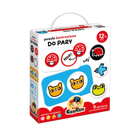 CzuCzu Puzzle kontrastowe Do pary