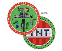 Talerzyki papierowe Minecraft, next generation, 23 cm, 8 sztuk Godan