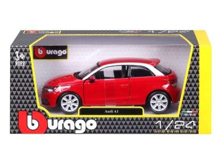 AUDI A1 1:24 czerwony Bburago