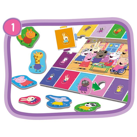 Lisciani Mega zestaw gier edukacyjnych Świnka Peppa