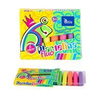 Plastelina fluorescencyjna 6 kolorów, Tetis