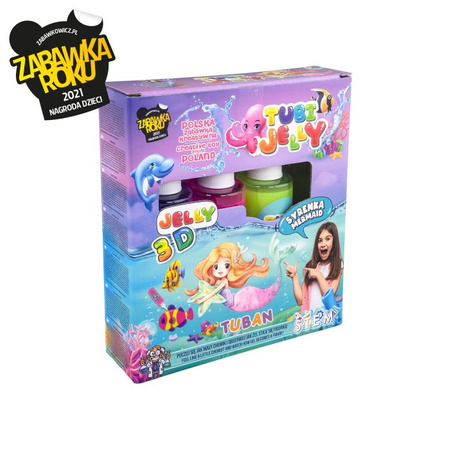 ZESTAW TUBI JELLY 3KOL SYRENKA