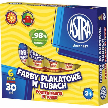 FARBY PLAKATOWE TUB 30ML ZÓŁTA