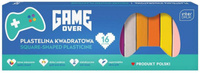 PLASTELINA 16KOL KWADRAT GAME OVER