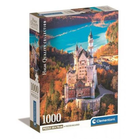 Puzzle 1000 el. Zamek Nauschwstein Clementoni