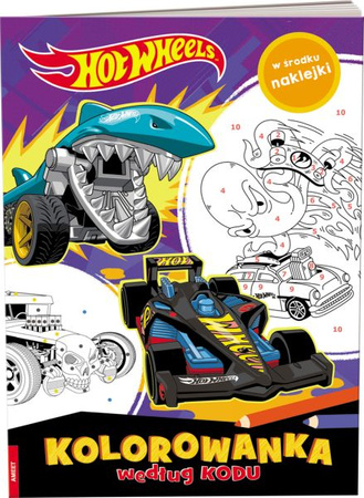 HOT WHEELS KOLOROWANKA WG KODU