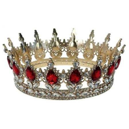 korona-diadem metalowy średnica 12cm