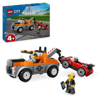 Klocki LEGO City - Samochód pomocy drogowej i naprawa sportowego auta 60435