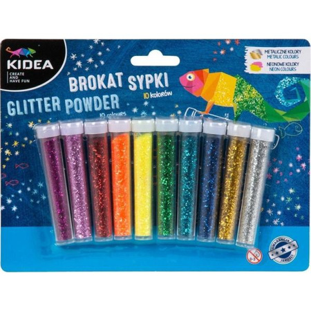 Kidea Brokat sypki 10 kolorów