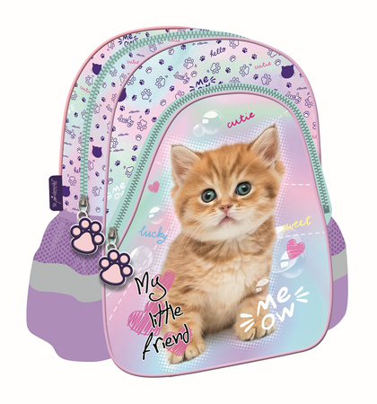 PLECAK PRZEDSZKOLNY D-1 MY LITTLE FRIEND PASTEL KITTY mkmo