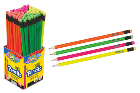 OŁÓWEK NEON Z GUMKĄ