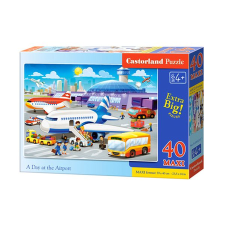 Castorland Puzzle 40  el. Maxi B-040223-1 A Day at the Airport