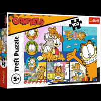 Puzzles 100 el. Lazy Garfield / Garfield