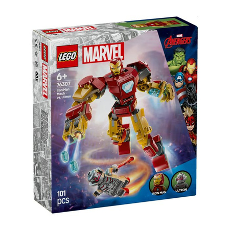 Klocki LEGO Marvel 76307 Mech Iron Mana kontra Ultron