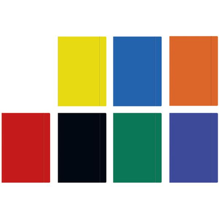 TECZKA Z Gumką  A4+ MIX KOLorów Interdruk