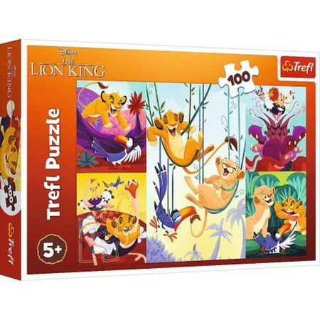 PUZZLE 100 KRÓL LEW