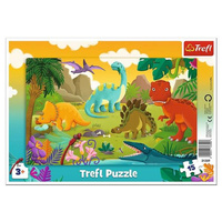 Puzzle 15 el. Dino Trefl
