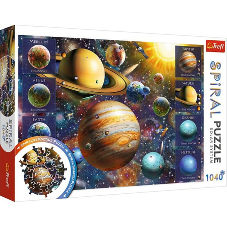 Puzzle 1040 el. Spirala Układ Słoneczny Trefl