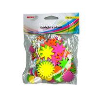 NAKLEJKI Z PIANKI KWIATKI 72SZTUKI