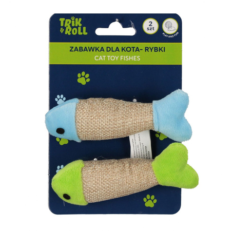 Zabawka dla kota Rybki 2szt TRIK&ROLL 560726