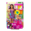 Barbie Adopcja piesków Zestaw do zabawy + lalka HKD86