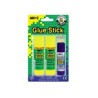 Klej w sztyfcie AMOS blister 22g  x 2 szt. + 8 g Magic