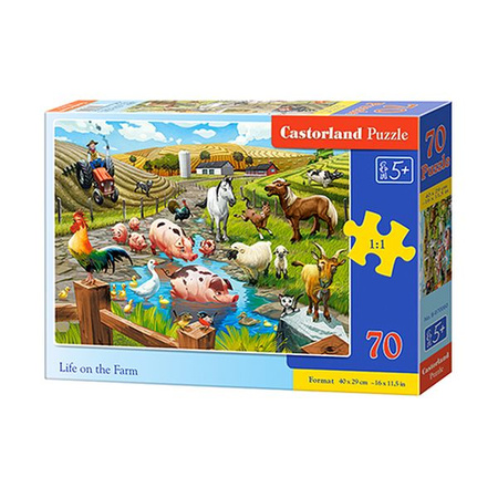 Castorland Puzzle 70 el. B-070060 Life on the Farm