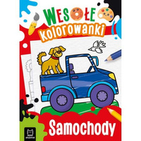 Samochody. Wesołe kolorowanki 4+