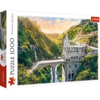 Puzzle 1000 el. Sanktuarium Las Lajas Kolumbia Trefl