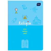 Zeszyt do religii hybryda, 60 kartek, kratka, A5, Interdruk