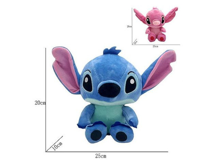 MASKOTKA ZWIERZAK (stitch) 20CM 2KOL. BM2166