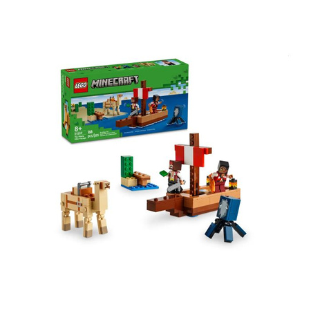 Klocki LEGO Minecraft - Rejs statkiem pirackim 21259