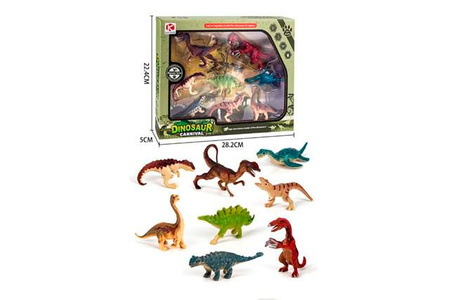 ZESTAW DINOZAURÓW 8 EL.