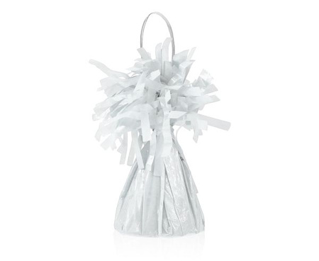 Ciężarek papierowy do balonów z helem biały, 145 g