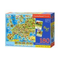 Castorland Puzzle 180 el. Mapa Europy