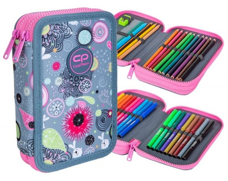 Coolpack Piórnik Jumper 2 podwójny z wyposażeniem BE FUNNY