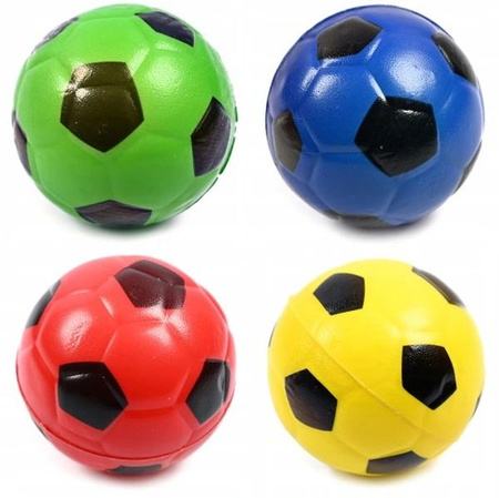 PIŁKA MIĘKKA 7CM PIŁKA NOŻNA mix kolorów