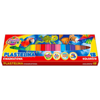 Plastelina kwadratowa 18 kolorów Sweet Colours