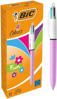 DŁUGOPIS BIC 4 COLORS 12SZT