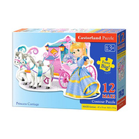 Castorland Puzzle 12 el. Maxi Princess carriage