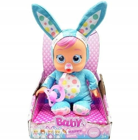 Lalka 30cm płacząca z dźwiękiem króliczek  BLAL5749