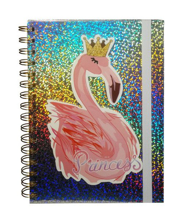 NOTES NA SPIRALI LINIA Z GUMKĄ FLAMing