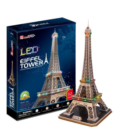 PUZZLE 3D LED WIEŻA EIFFEL