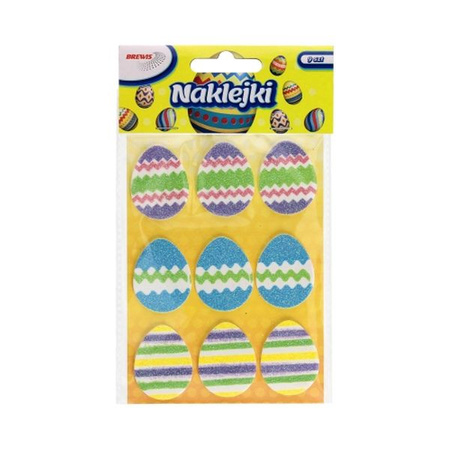 NAKLEJKI PIANKA BROKAT JAJKA