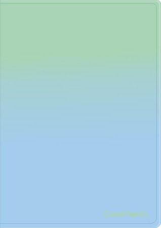 COOLPACK - GRADIENT - TECZKA CLEAR BOOK 20 KOSZULEK - MOJITO