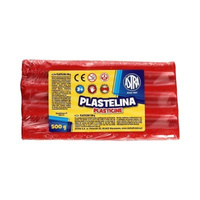 PLASTELINA  ASTRA 500 G CZERWONA