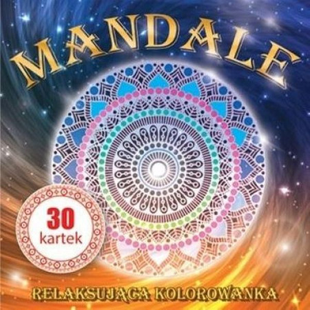 MANDALE 30 STRON relaksująca kolorowanka