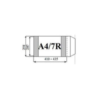Okładka A4/7R D&D (wysokość 287mm, szerokość 405/425) ( paczka 25szt)